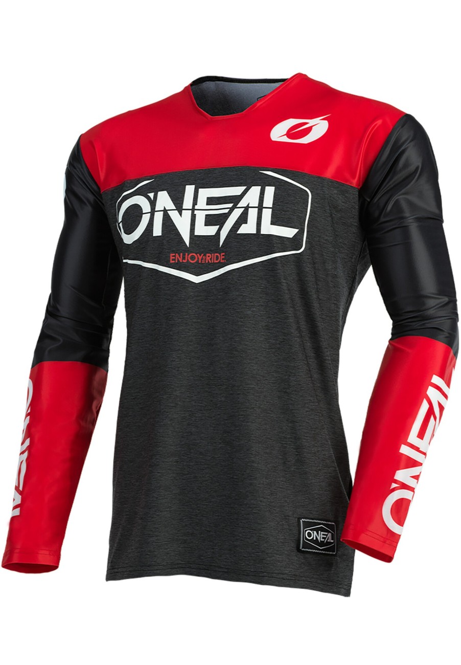 Trikots Langarm | O'Neal O'Neal Mayhem Trikot Herren Schwarz/Rot