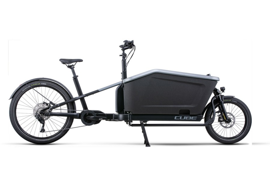 E-Lastenfahrrader | Cube Cube Cargo Sport Dual Hybrid 1000 27.5" Schwarz/Grau