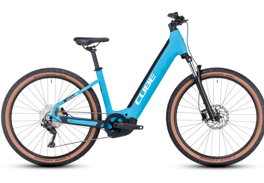 E-Mountainbikes | Cube Cube Reaction Hybrid One 500 Easy Entry Blau