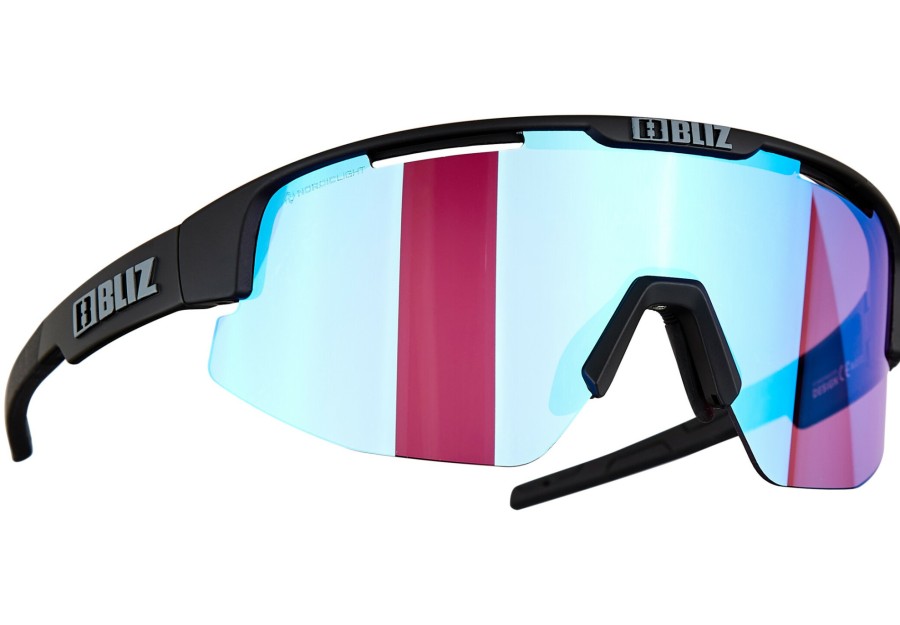 Triathlon Zubehor | Bliz Bliz Matrix Nano Optics Nordic Light Brille Schwarz/Lila