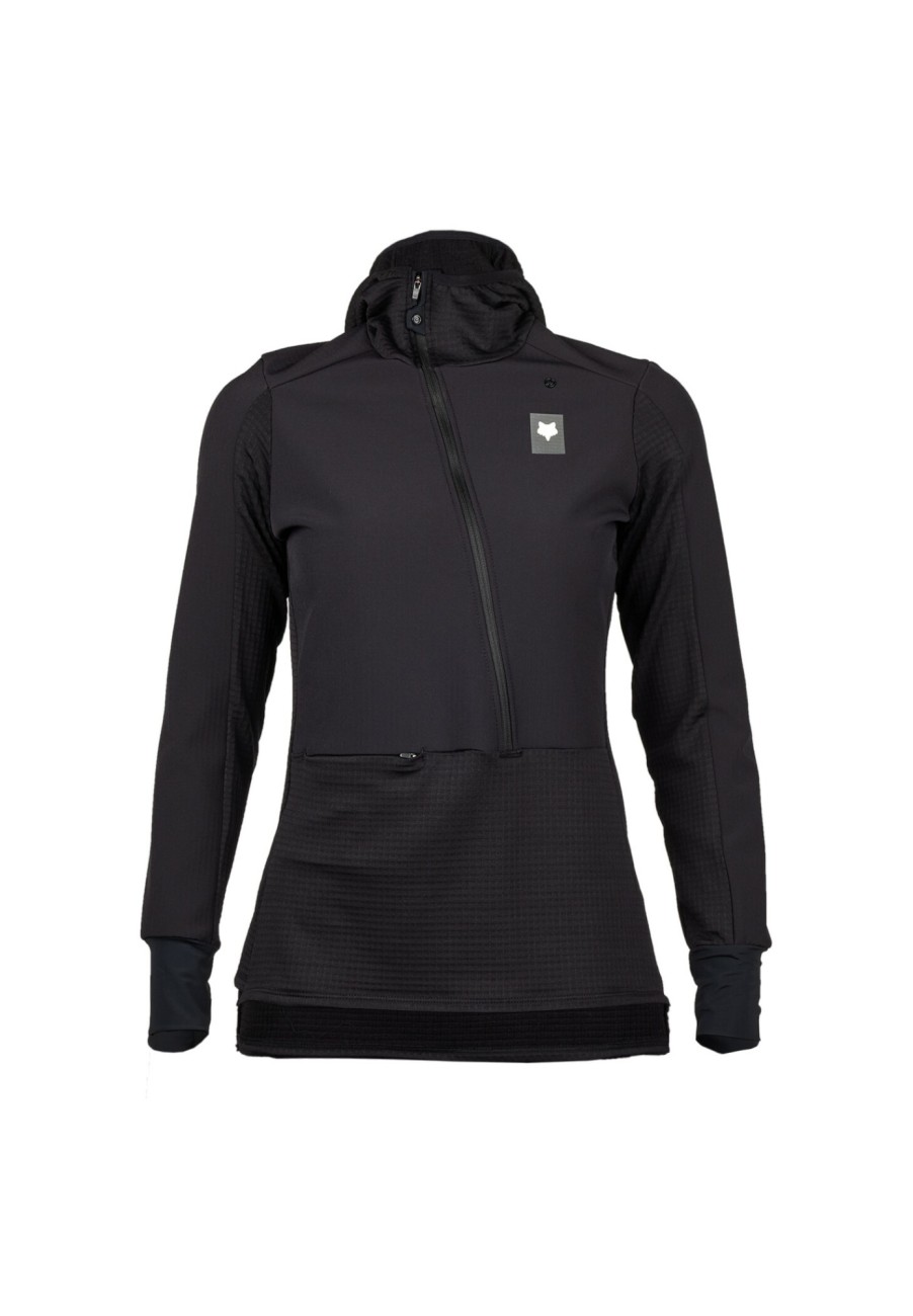 Streetwear | Fox Fox Defend Thermo Hoodie Damen Schwarz