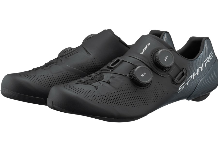 Rennradschuhe | Shimano Shimano Sh-Rc903 S-Phyre Fahrradschuhe Weit Schwarz