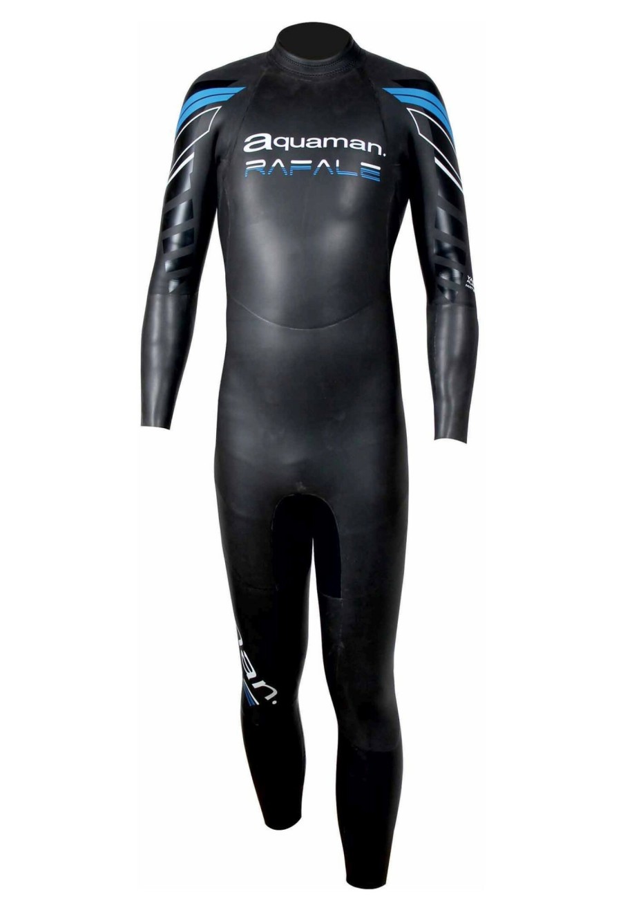 Schwimmbekleidung | Aquaman Aquaman Rafale Langarm Wetsuit Herren Schwarz