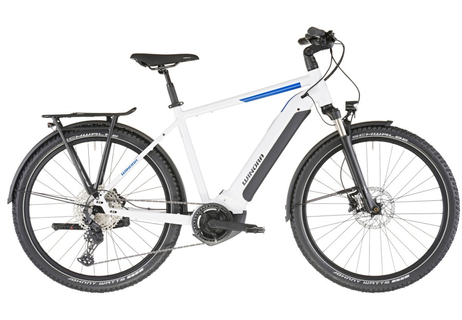 E-Bikes Trekking | Winora Winora Yucatan 12 27.5" Diamant Herren Weis