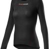 Langarm Shirts | Castelli Castelli Prosecco Tech Langarm Baselayer Damen Schwarz