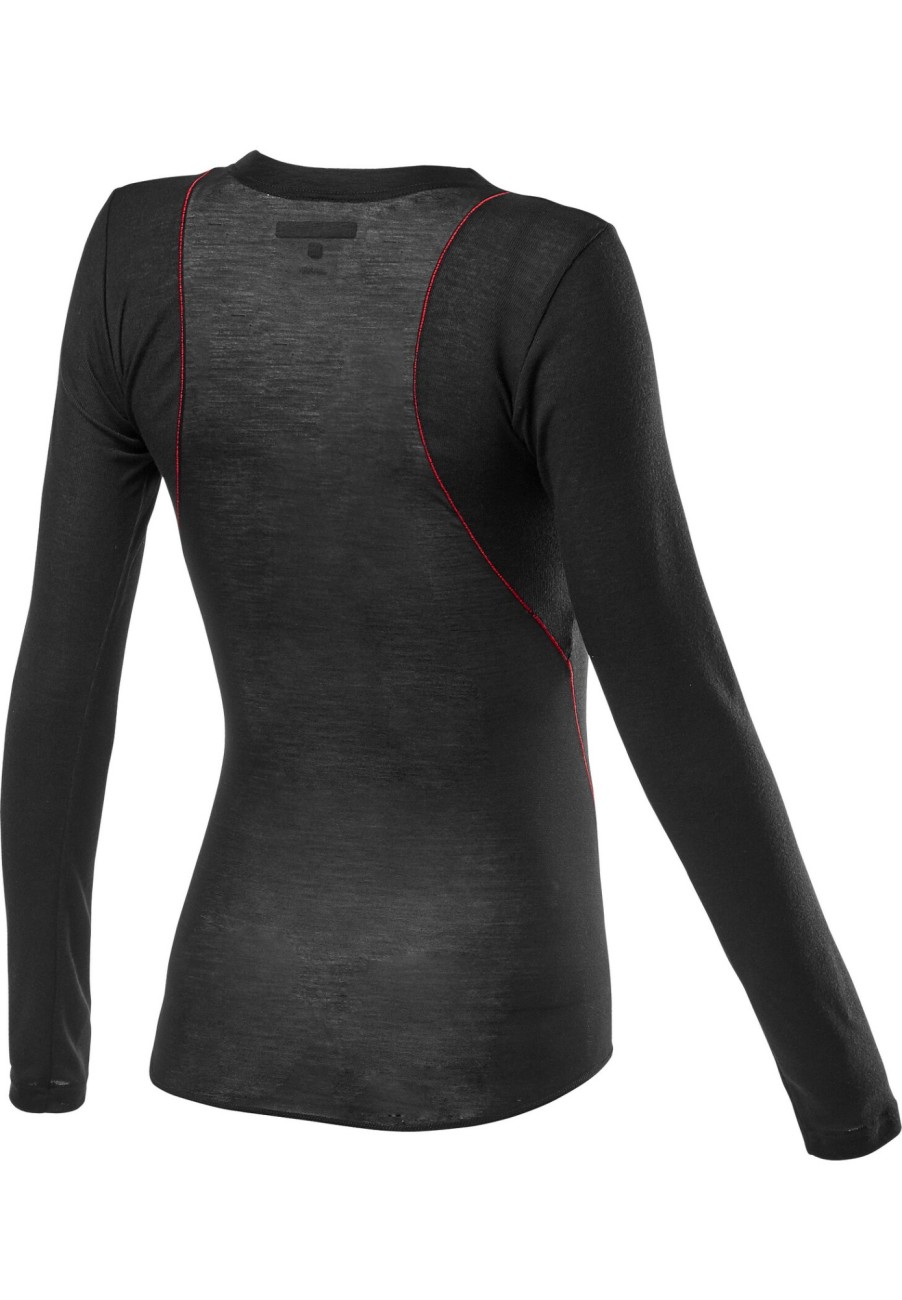 Langarm Shirts | Castelli Castelli Prosecco Tech Langarm Baselayer Damen Schwarz