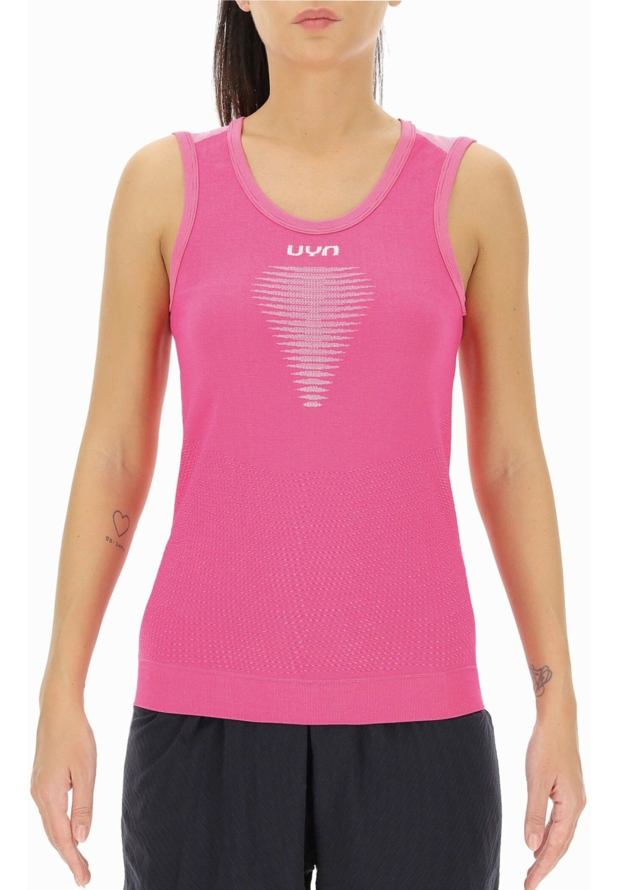 Laufbekleidung | UYN Uyn Marathon Armelloses Shirt Damen Pink