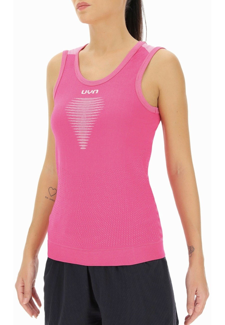 Laufbekleidung | UYN Uyn Marathon Armelloses Shirt Damen Pink