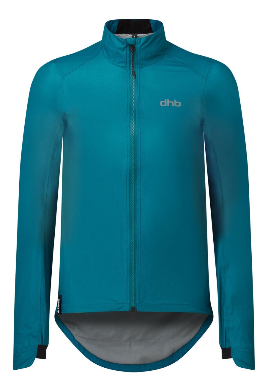 Rennradjacken | dhb Dhb Aeron Tempo 3 Wasserdichte Jacke Damen Petrol