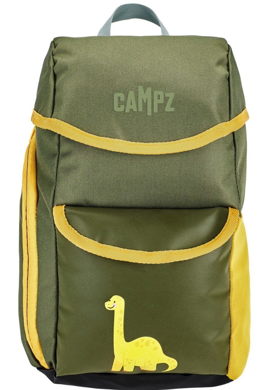 Rucksacke & Taschen | CAMPZ Campz Rucksack Dino Kinder Oliv/Gelb