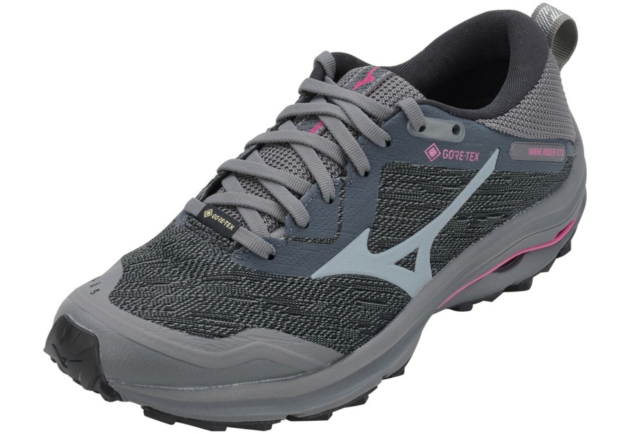 Laufschuhe | Mizuno Mizuno Wave Rider Gtx Schuhe Damen Grau