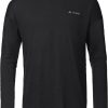 Streetwear | VAUDE Vaude Yaras Langarm Wollshirt Herren Schwarz