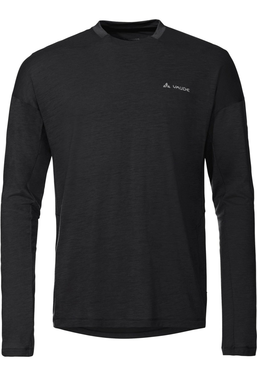 Streetwear | VAUDE Vaude Yaras Langarm Wollshirt Herren Schwarz