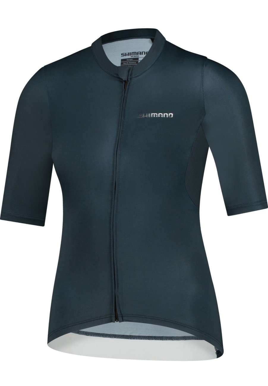 Trikots Kurzarm | Shimano Shimano Sakura Kurzarm Trikot Damen Blau