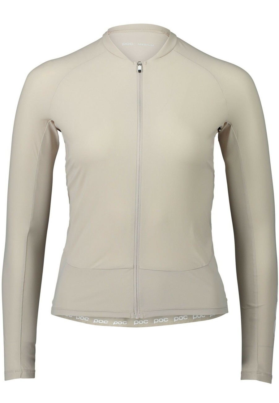 Trikots Langarm | POC Poc Essential Road Ls Trikot Damen Beige