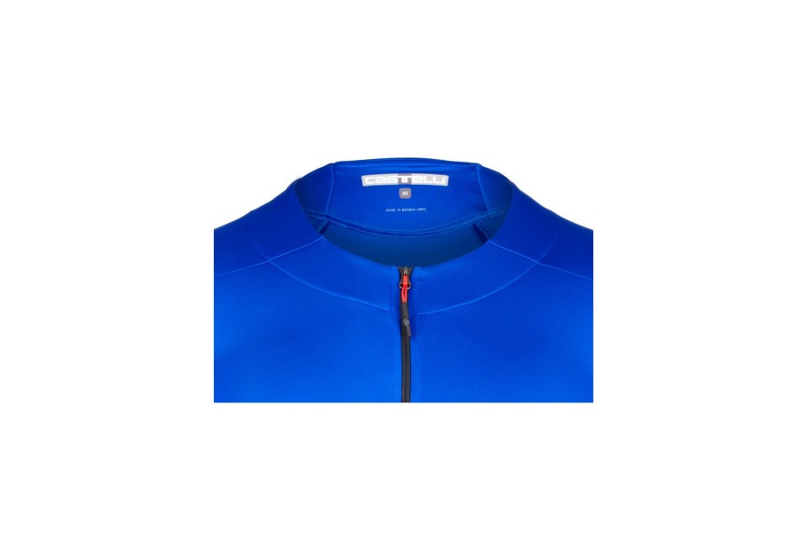 Trikots Langarm | Castelli Castelli Fly Langarm Trikot Herren Blau