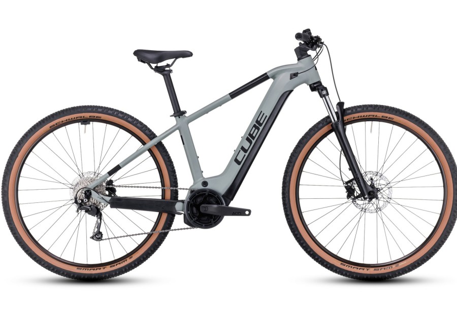 E-Mountainbikes | Cube Cube Reaction Hybrid Performance 625 Grau