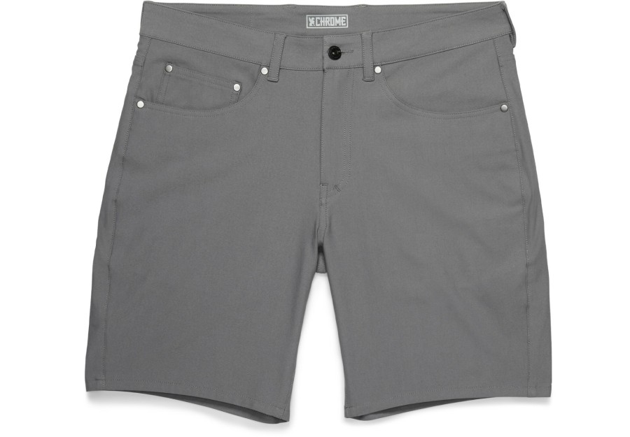 Streetwear | Chrome Chrome Madrona 5 Pocket Shorts Herren Grau