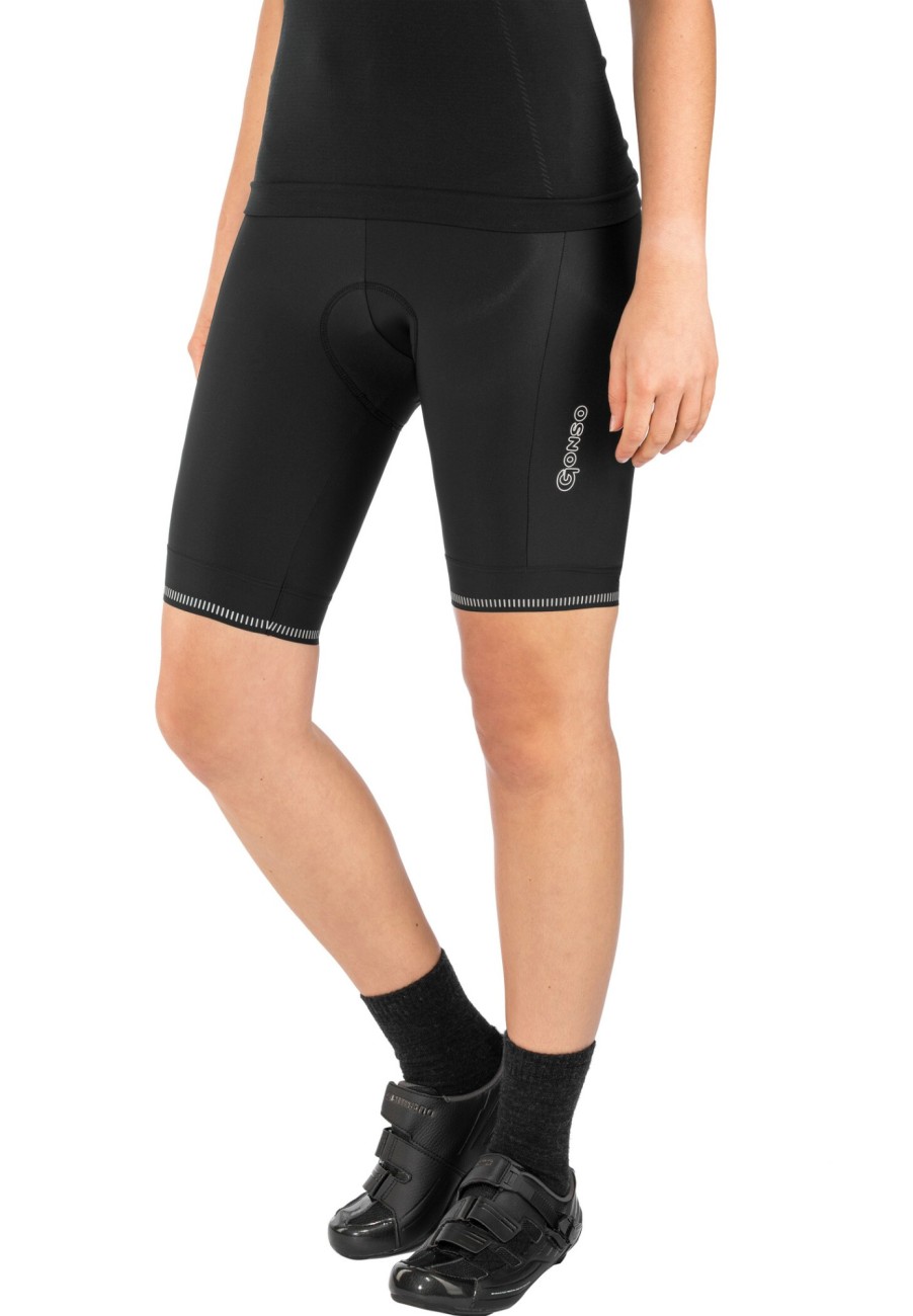 Mtb Hosen | Gonso Gonso Sitivo Shorts Mit Mittlerem Sitzpolster Damen Schwarz