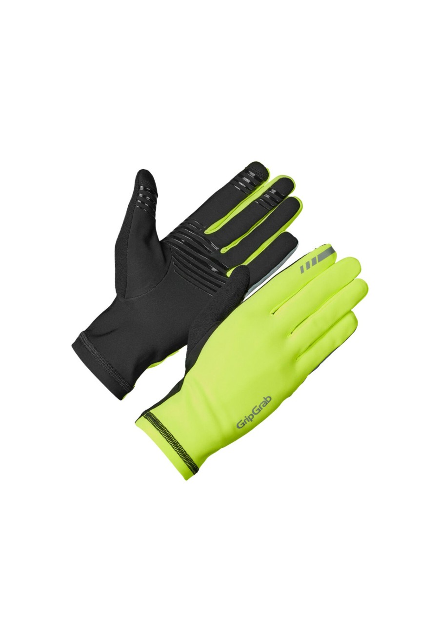 Handschuhe | GripGrab Gripgrab Insulator 2 Hi-Vis Midseason Handschuhe Gelb