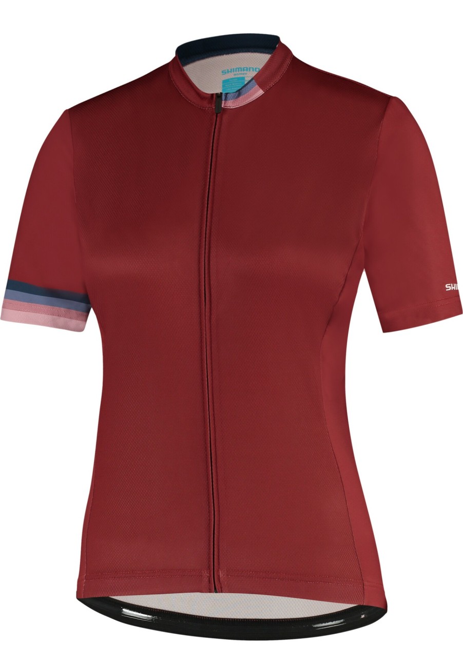 Trikots Kurzarm | Shimano Shimano Mizuki Kurzarm Trikot Damen Rot