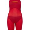 Schwimmbekleidung | Head Head Liquidfire Wiz Open Back Badeanzug Damen Rot