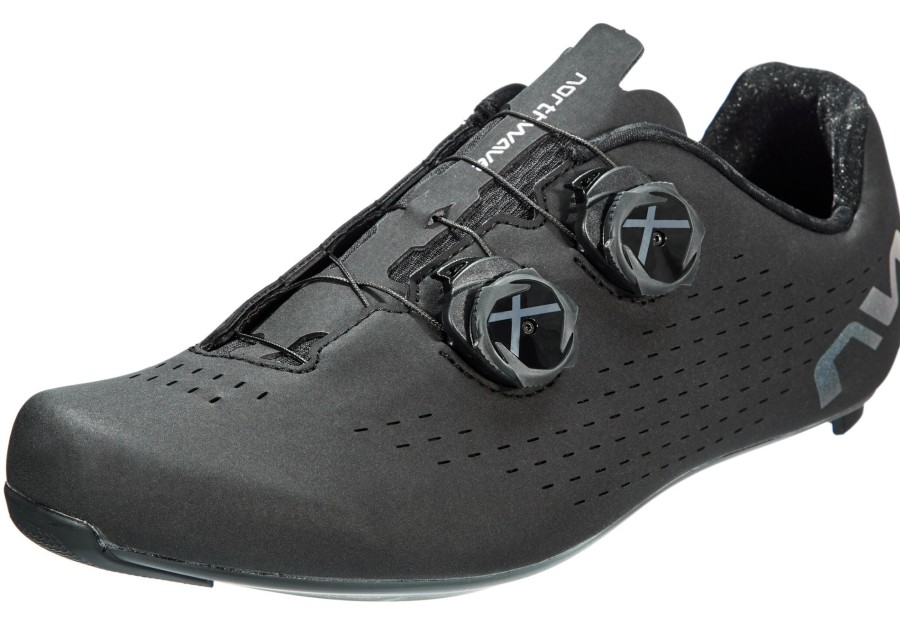 Gravel-Schuhe | Northwave Northwave Revolution 3 Rennrad Schuhe Herren Schwarz