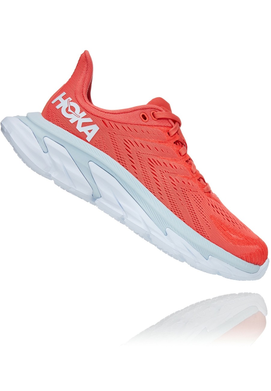 Laufschuhe | Hoka One One Hoka One One Clifton Edge Laufschuhe Damen Rot