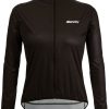 Rennradjacken | Santini Santini Nebula Windbreaker Damen Schwarz