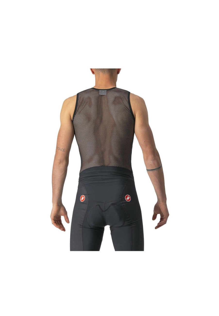 Armellose Shirts | Castelli Castelli Core Mesh 3 Armelloses Baselayer Trikot Herren Schwarz