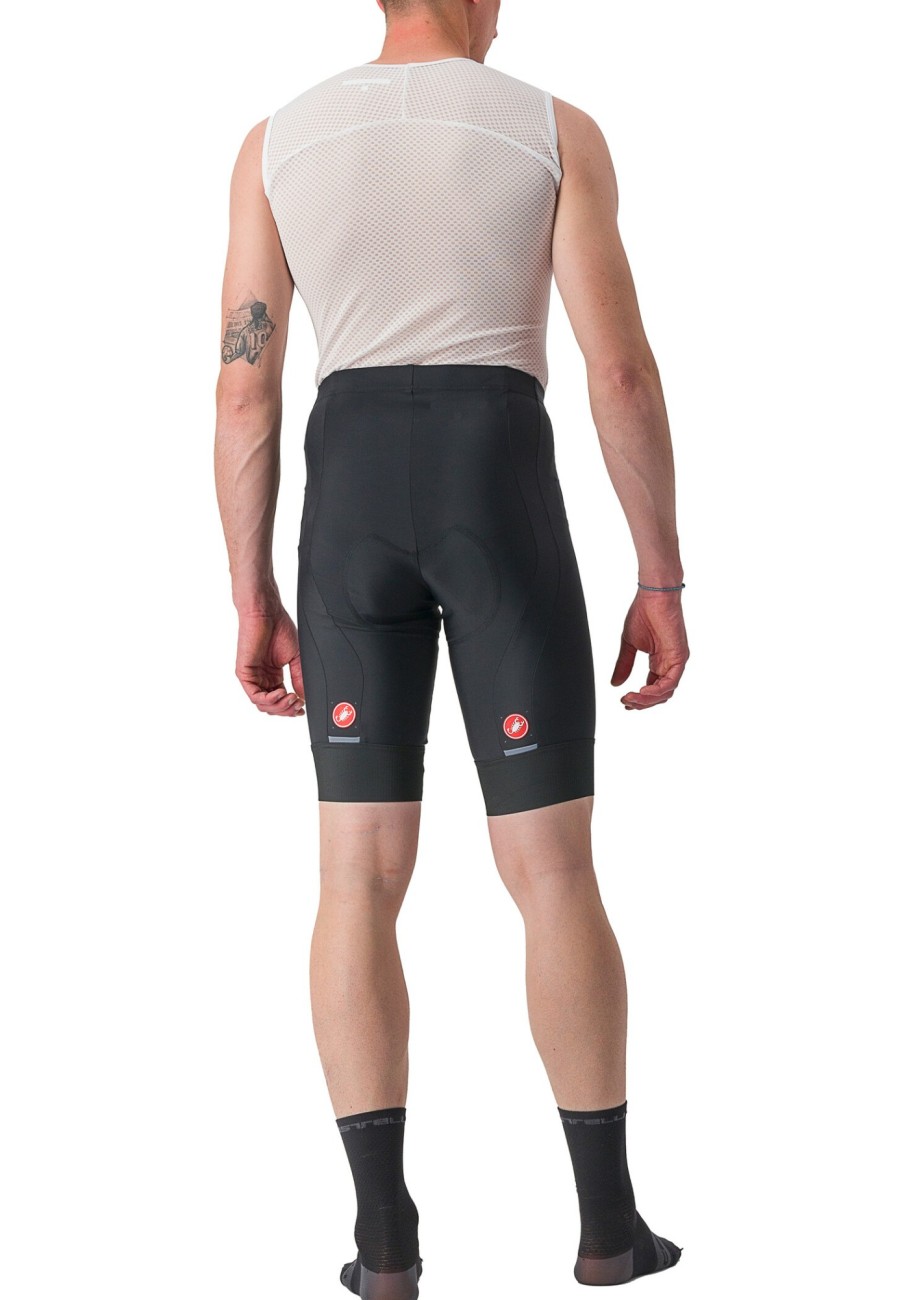 Rennradhosen | Castelli Castelli Entrata 2 Shorts Herren Schwarz