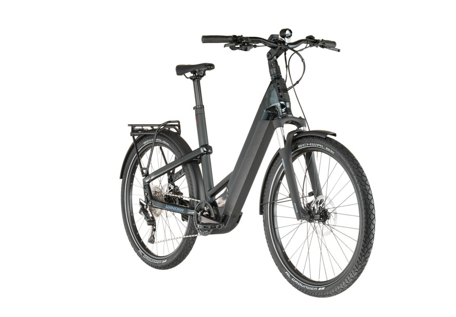 E-Bikes Trekking | Winora Winora Yakun 10 Low Step Blau