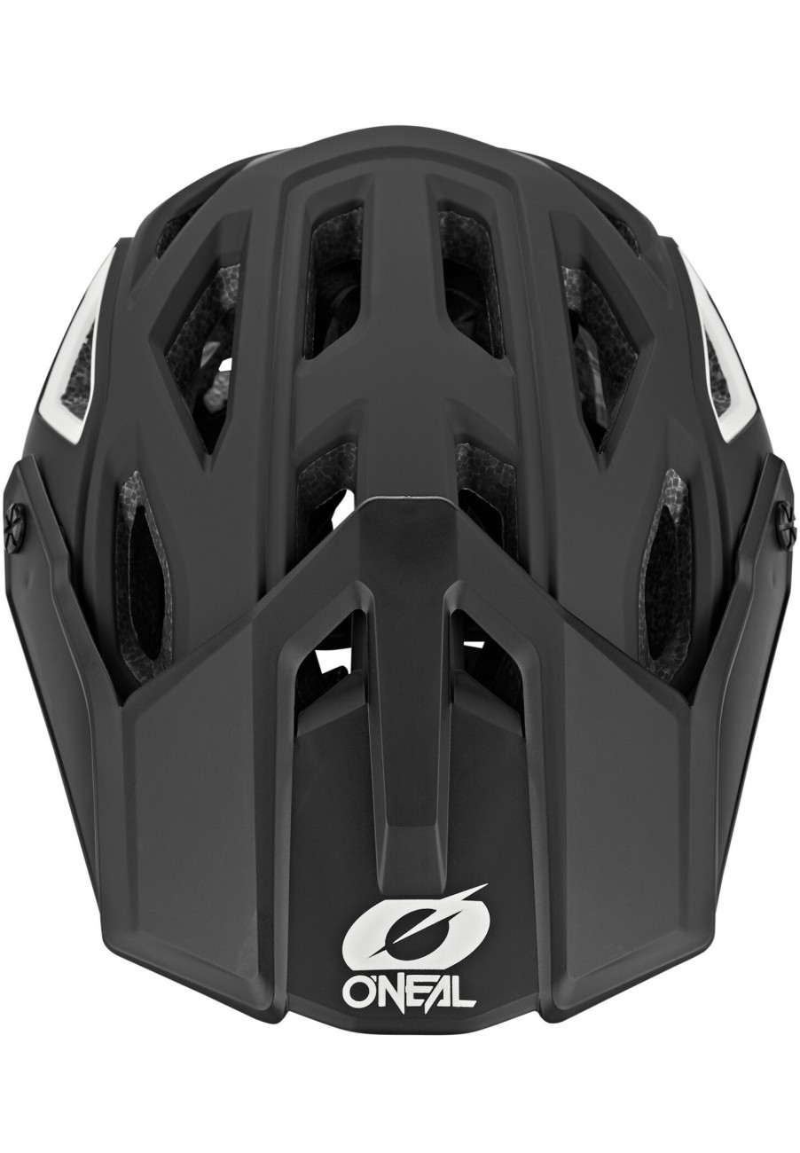 Enduro Helme | O'Neal O'Neal Pike 2.0 Helm Solid Schwarz/Weis