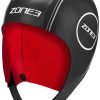 Schwimmkappen | Zone3 Zone3 Heat-Tech Neopren Badekappe L Schwarz