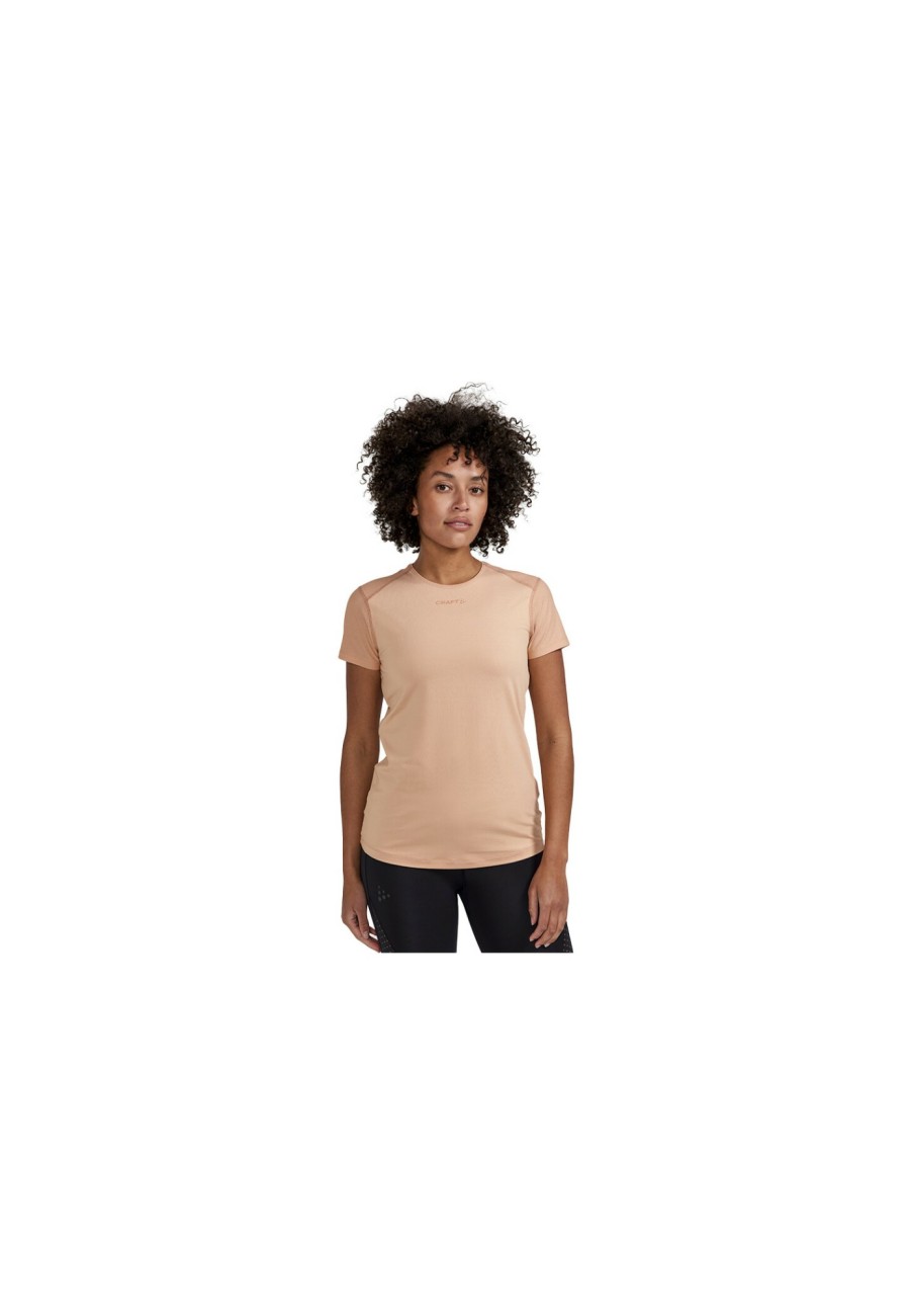 Laufbekleidung | Craft Craft Adv Essence Kurzarm Slim T-Shirt Damen Braun