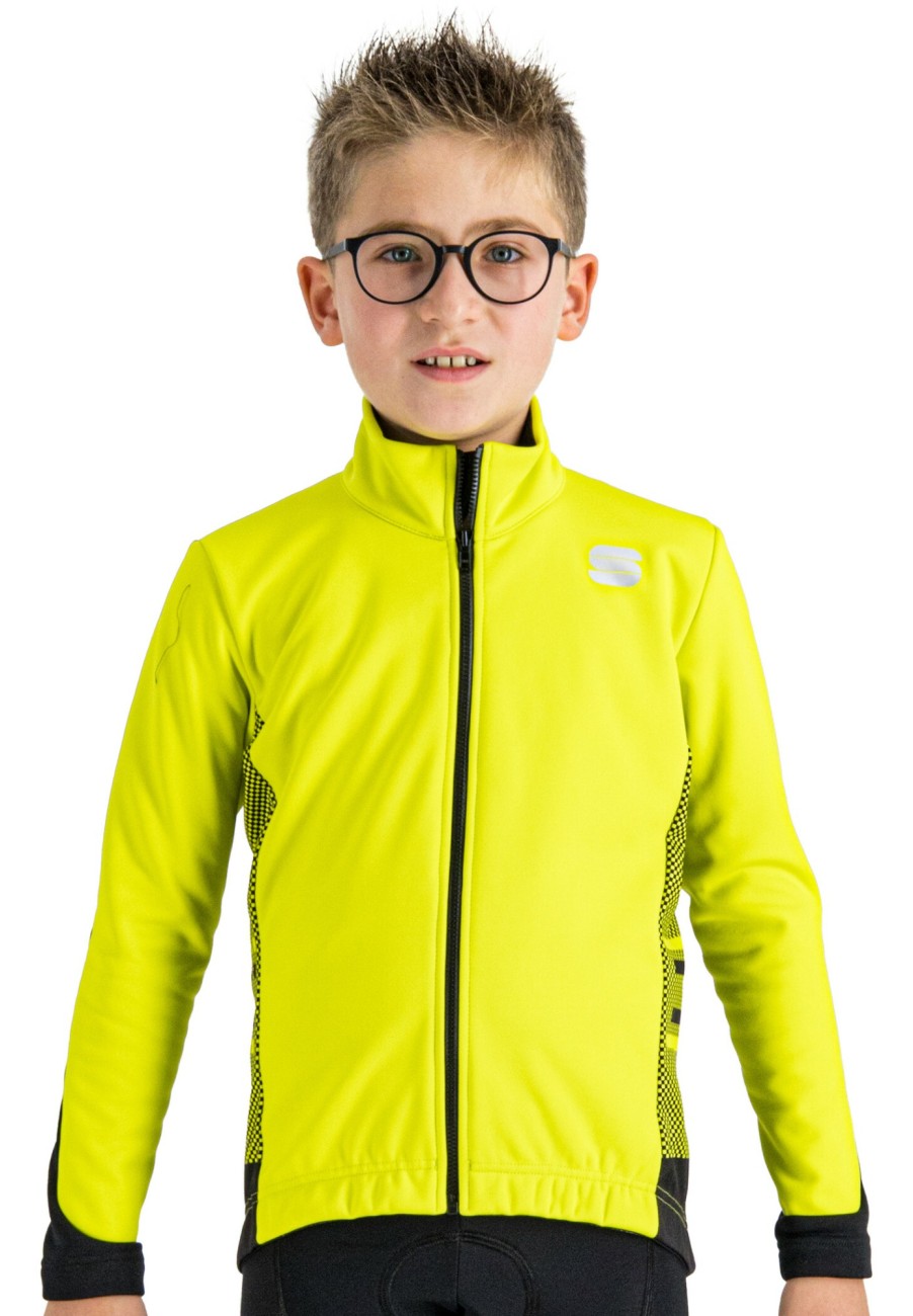 Kinderjacken | Sportful Sportful Team Junior Jacke Kinder Gelb