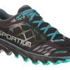 Laufschuhe | La Sportiva La Sportiva Helios Sr Laufschuhe Damen Schwarz/Turkis