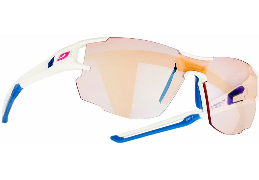 Brillen & Goggles | Julbo Julbo Aerolite Zebra Light Sonnenbrille Damen Weis/Blau