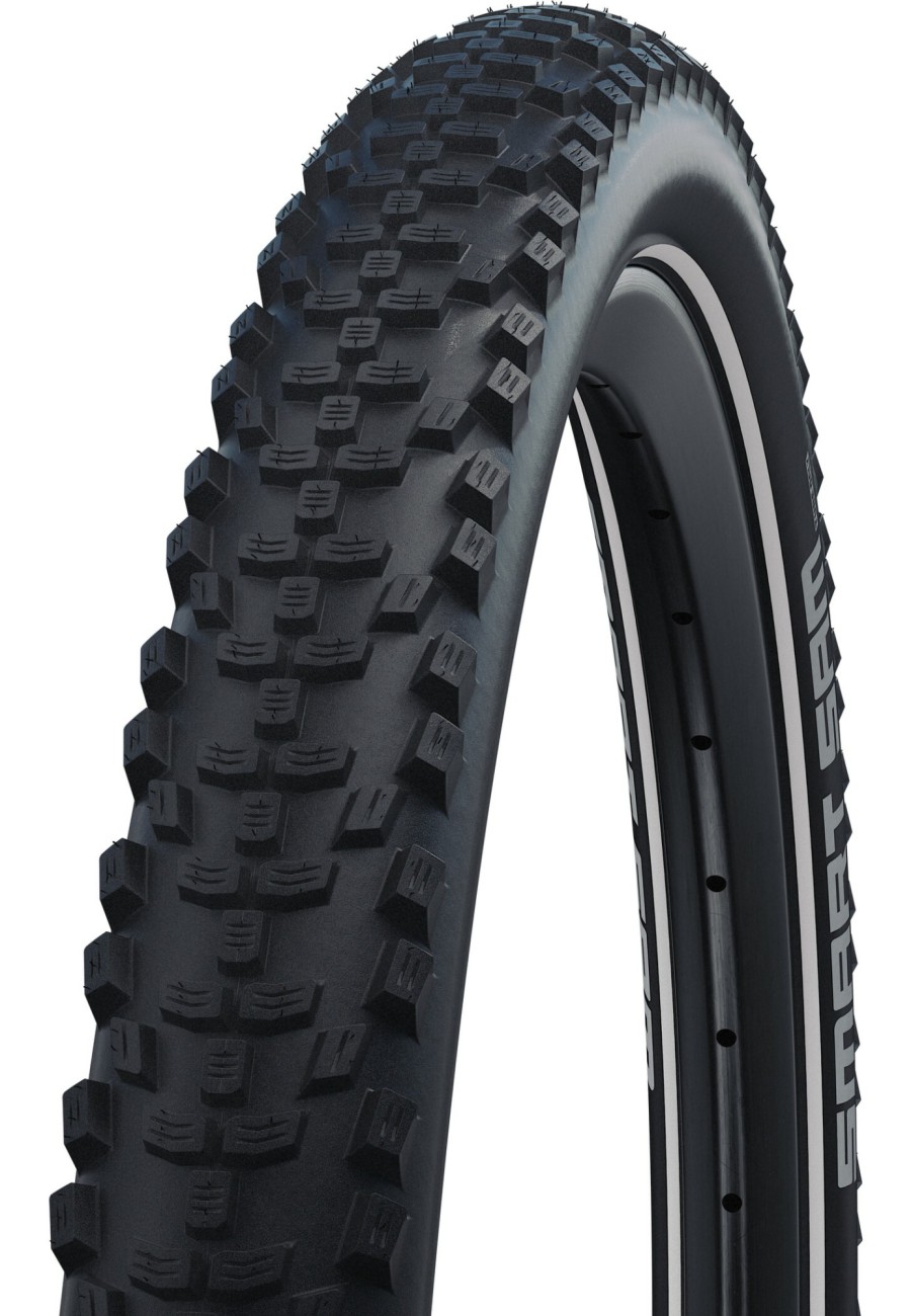 E-Bike Teile | SCHWALBE Schwalbe Smart Sam Drahtreifen 26X2.10" Addix Performance Raceguard Reflex Schwarz