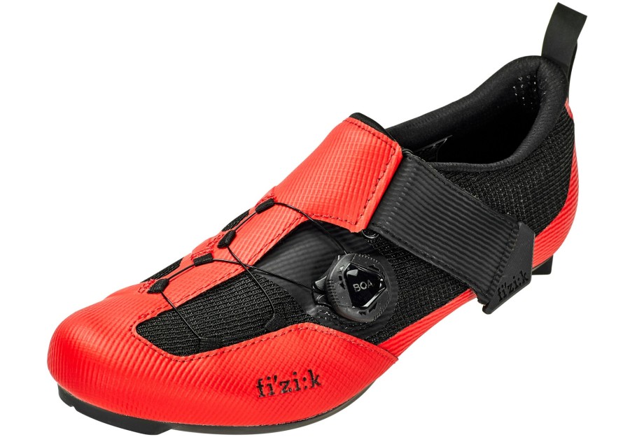 Rennradschuhe | Fizik Fizik Transiro Infinito R3 Triathlonschuhe Rot/Schwarz