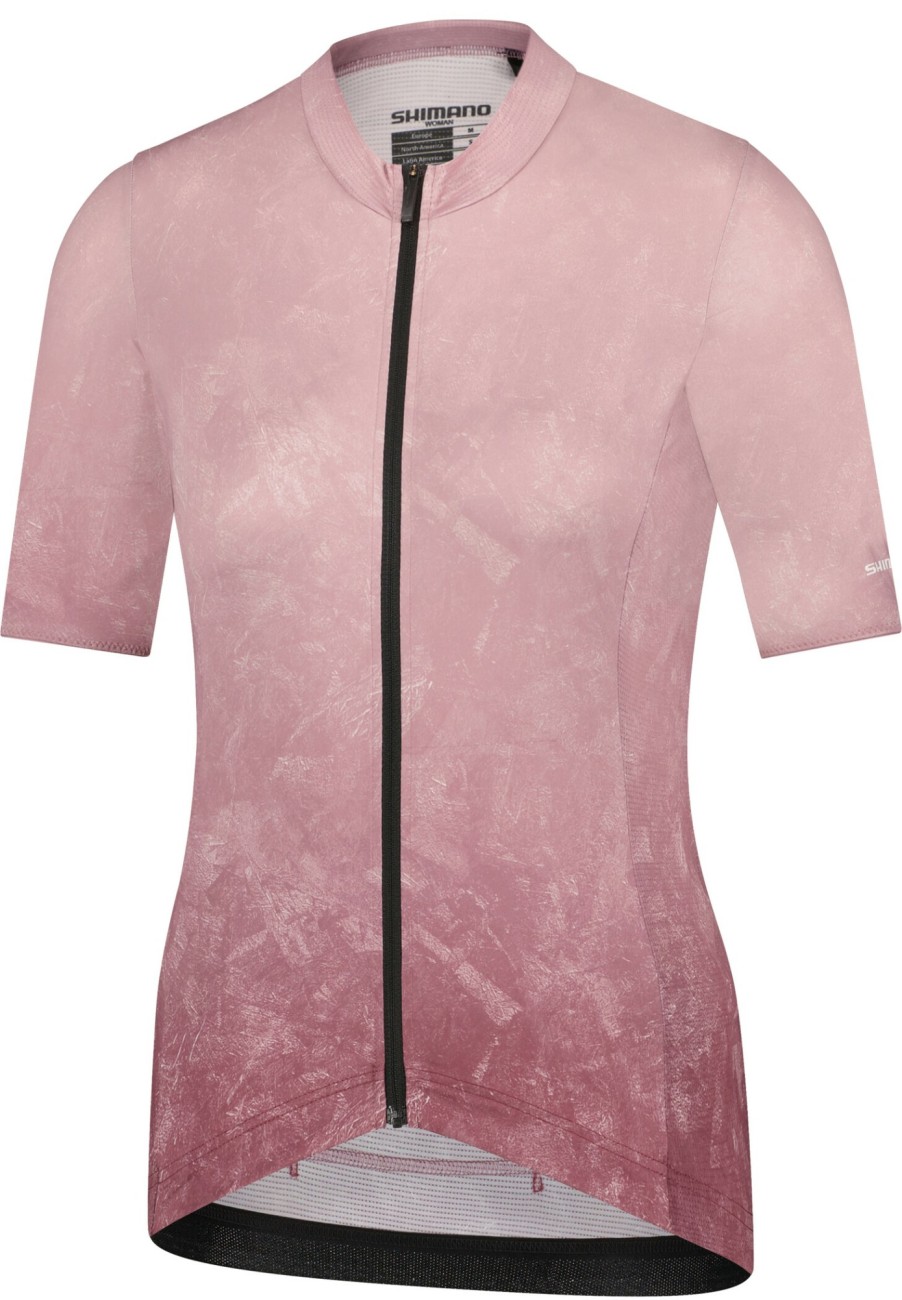 Trikots Kurzarm | Shimano Shimano Yuri Kurzarm Trikot Damen Pink