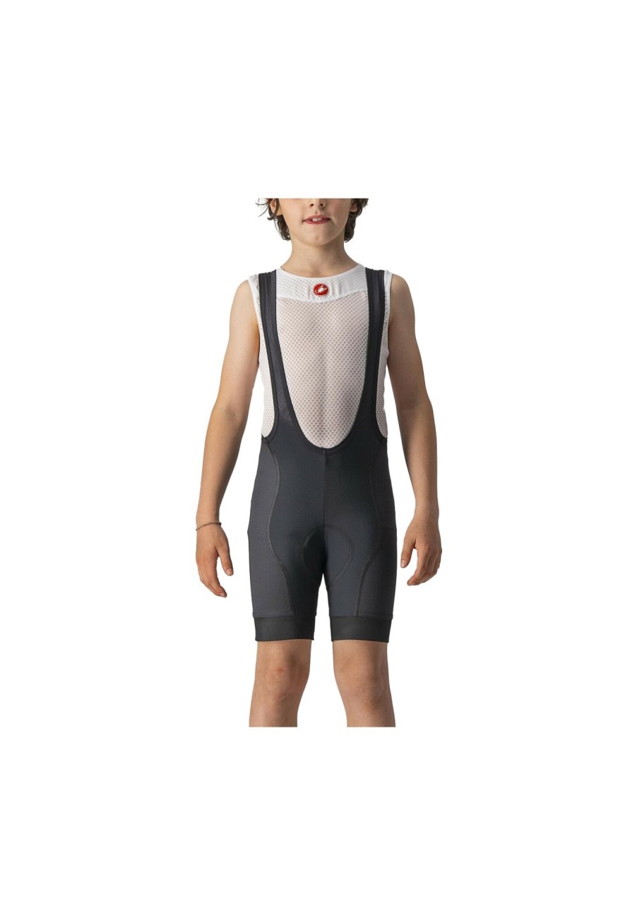 Kinderhosen | Castelli Castelli Competizione Tragershorts Kinder Schwarz