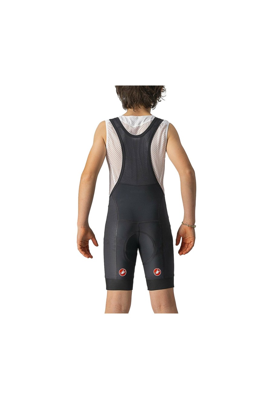 Kinderhosen | Castelli Castelli Competizione Tragershorts Kinder Schwarz