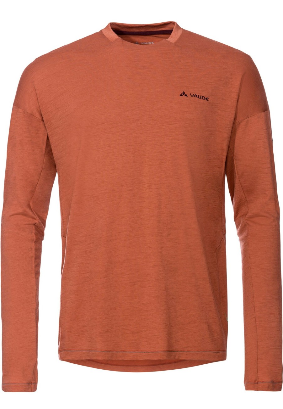 Streetwear | VAUDE Vaude Yaras Langarm Wollshirt Herren Rot