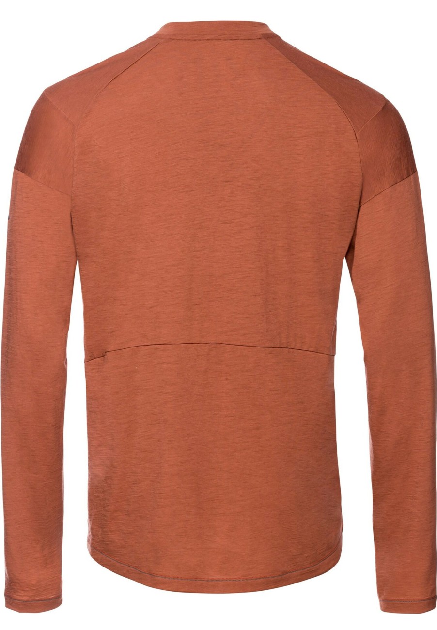 Streetwear | VAUDE Vaude Yaras Langarm Wollshirt Herren Rot