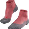 Socken | Falke Falke Tk5 Short Trekking Socken Damen Pink/Grau