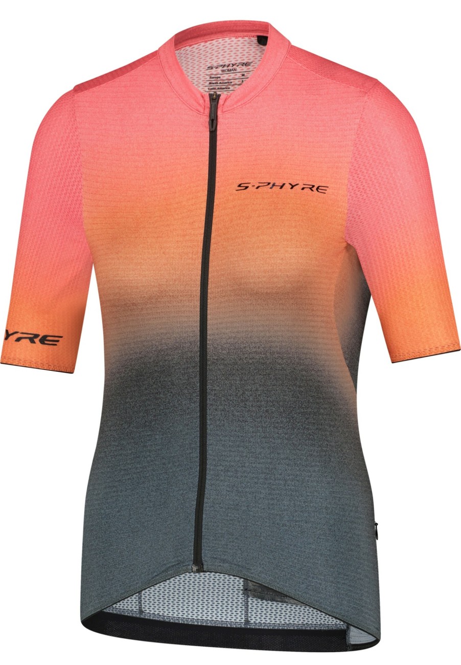 Trikots Kurzarm | Shimano Shimano S-Phyre Leggera Kurzarm Trikot Damen Pink/Grau