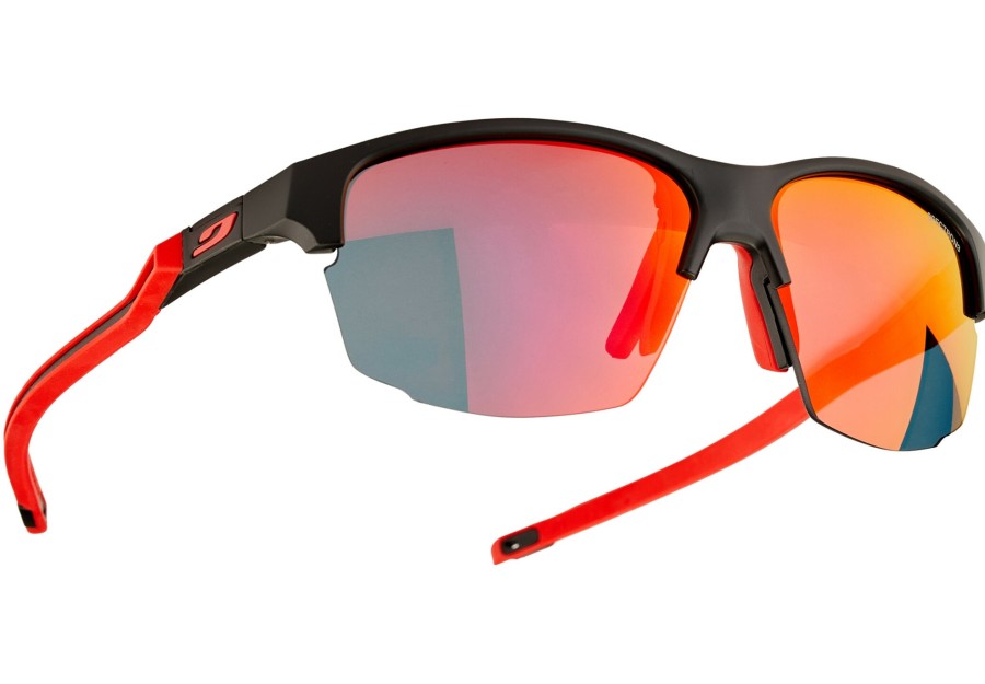 Triathlon Zubehor | Julbo Julbo Split Spectron 3 Sonnenbrille Rot/Schwarz