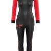 Schwimmbekleidung | Colting Wetsuits Colting Wetsuits Open Sea Neoprenanzug Damen Schwarz/Rot