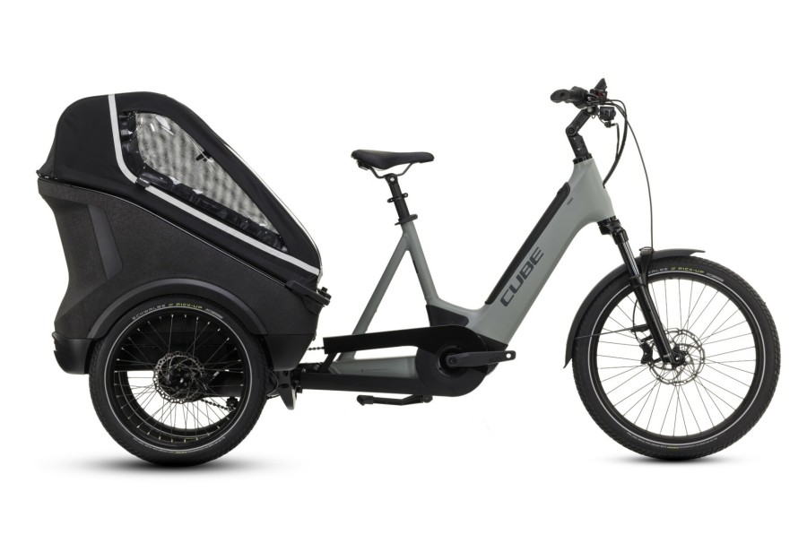 E-Lastenfahrrader | Cube Cube Trike Hybrid Family 750 Grau